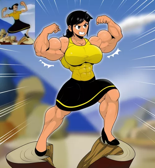 Olive Oyl from Popeye [@matchstick_] by TheTMoneyMan