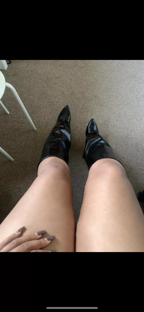 On your knees at my feet 😉 by maddie19574