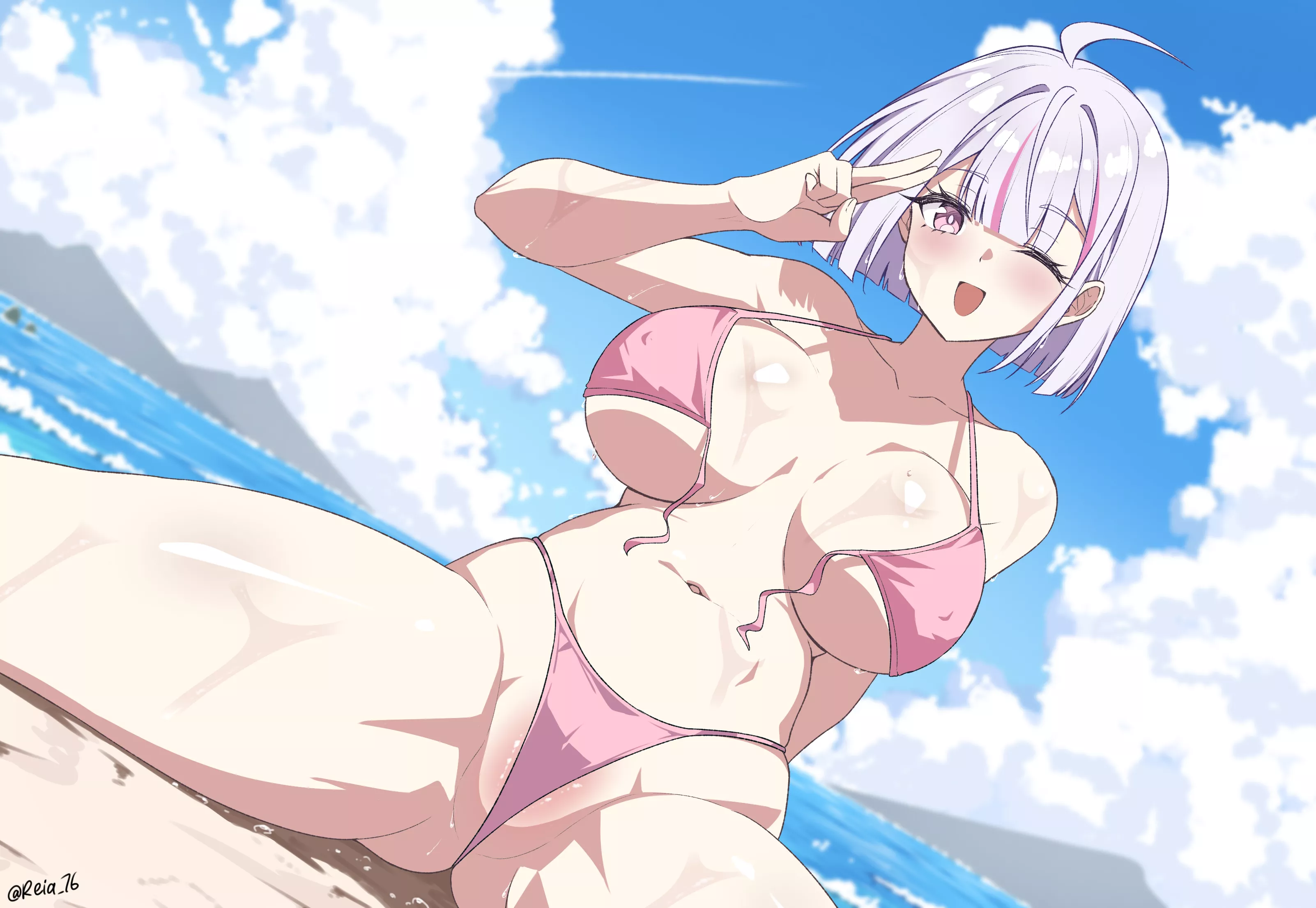 Posing while her bikini snapped posted by marxsander2016