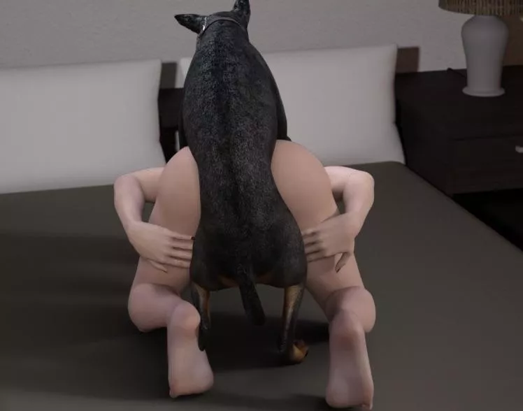 “Spreading the legs wider so he could push his doggie cock deeper inside the tight pink pussy.. [Adultking]” posted by Elcch19