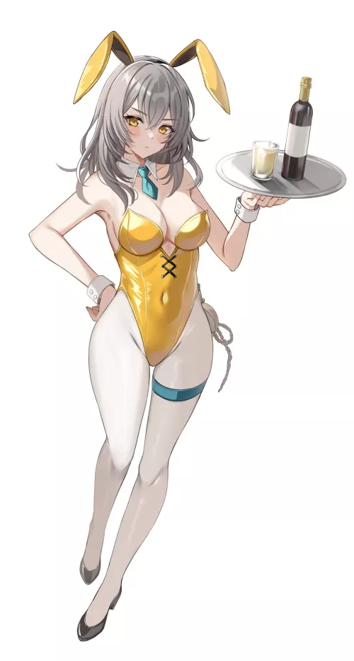 Waitress Bunny Stelle [Honkai Star Rail] by CheetahSperm18
