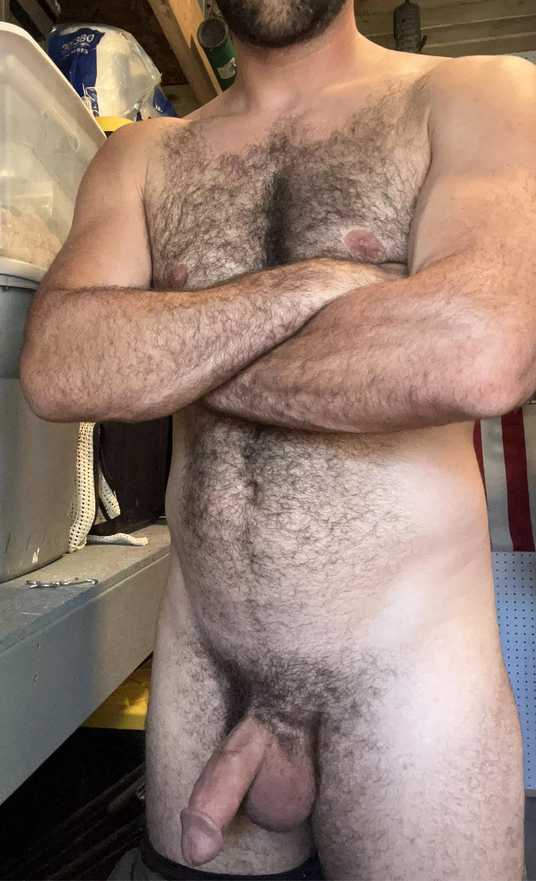 (33) naked dad in the shed! posted by RUnotEntertained8