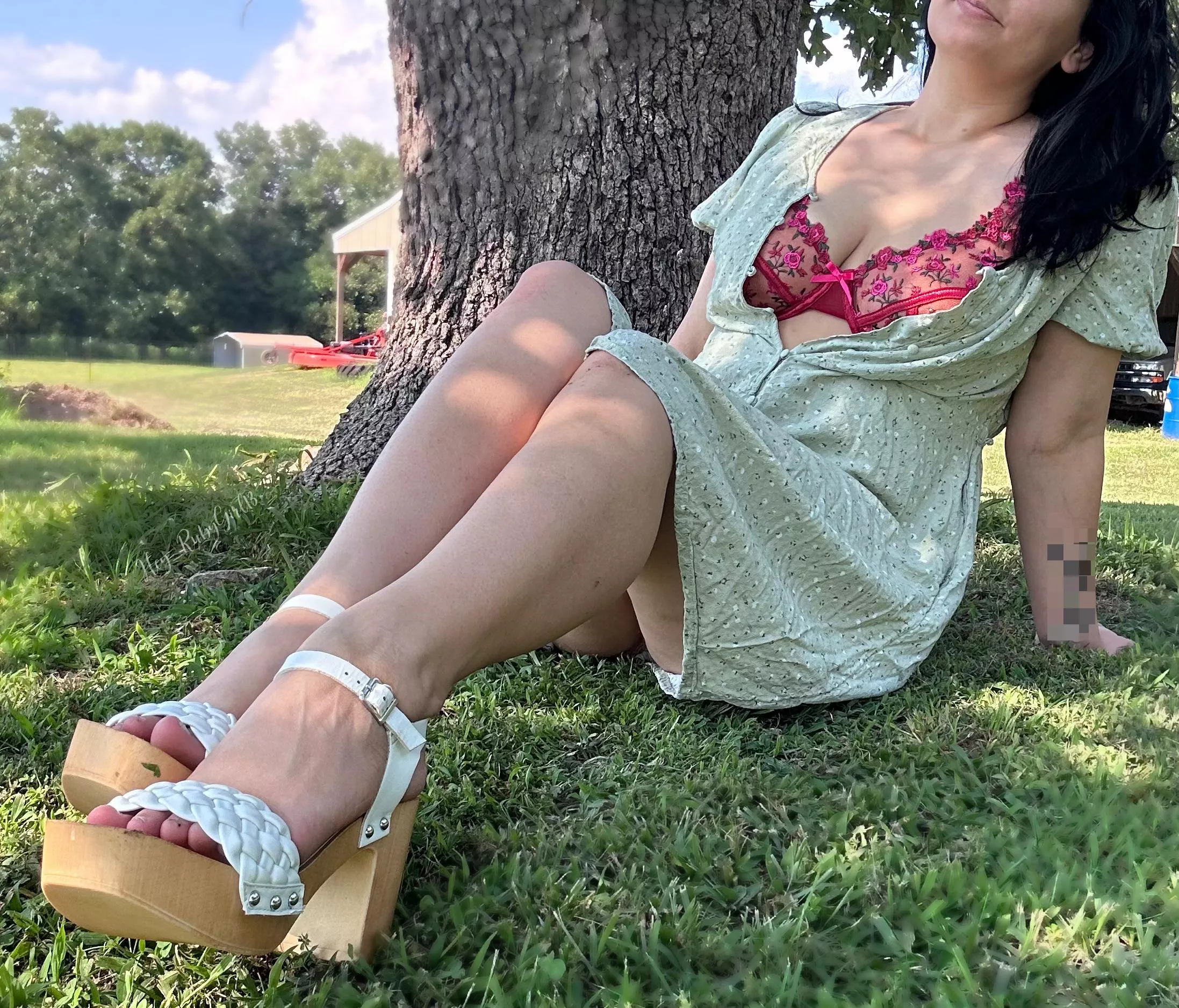 Just enjoying the outdoors ☀️ posted by Hey_RubyGirl13