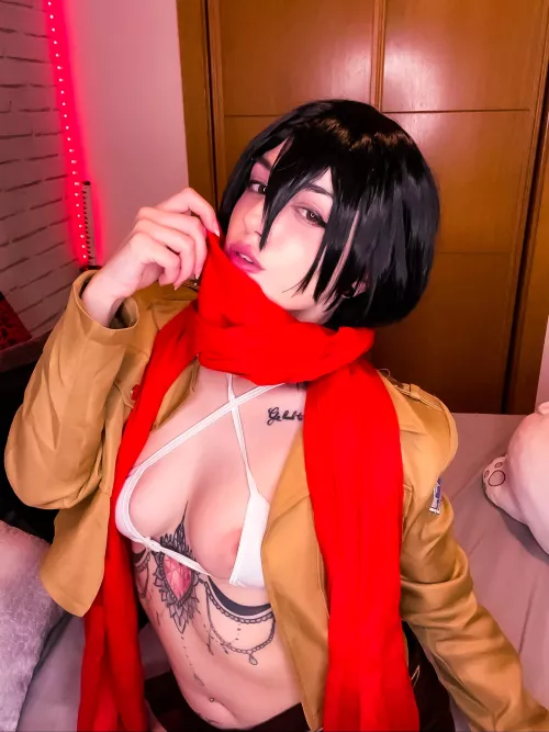 Mikasa from Attack on Titan by me (InfernoImpulse) by InfernoImpulse