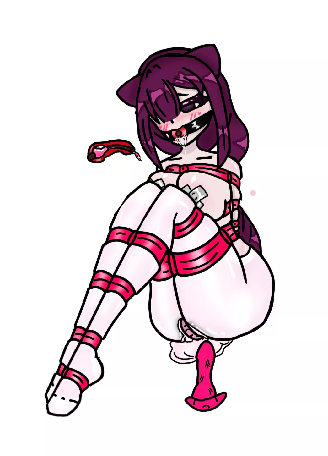 Naruka bondage Cat (I started drawing people's oc so send me your character if you want to see it in bondage) posted by Naruka0318