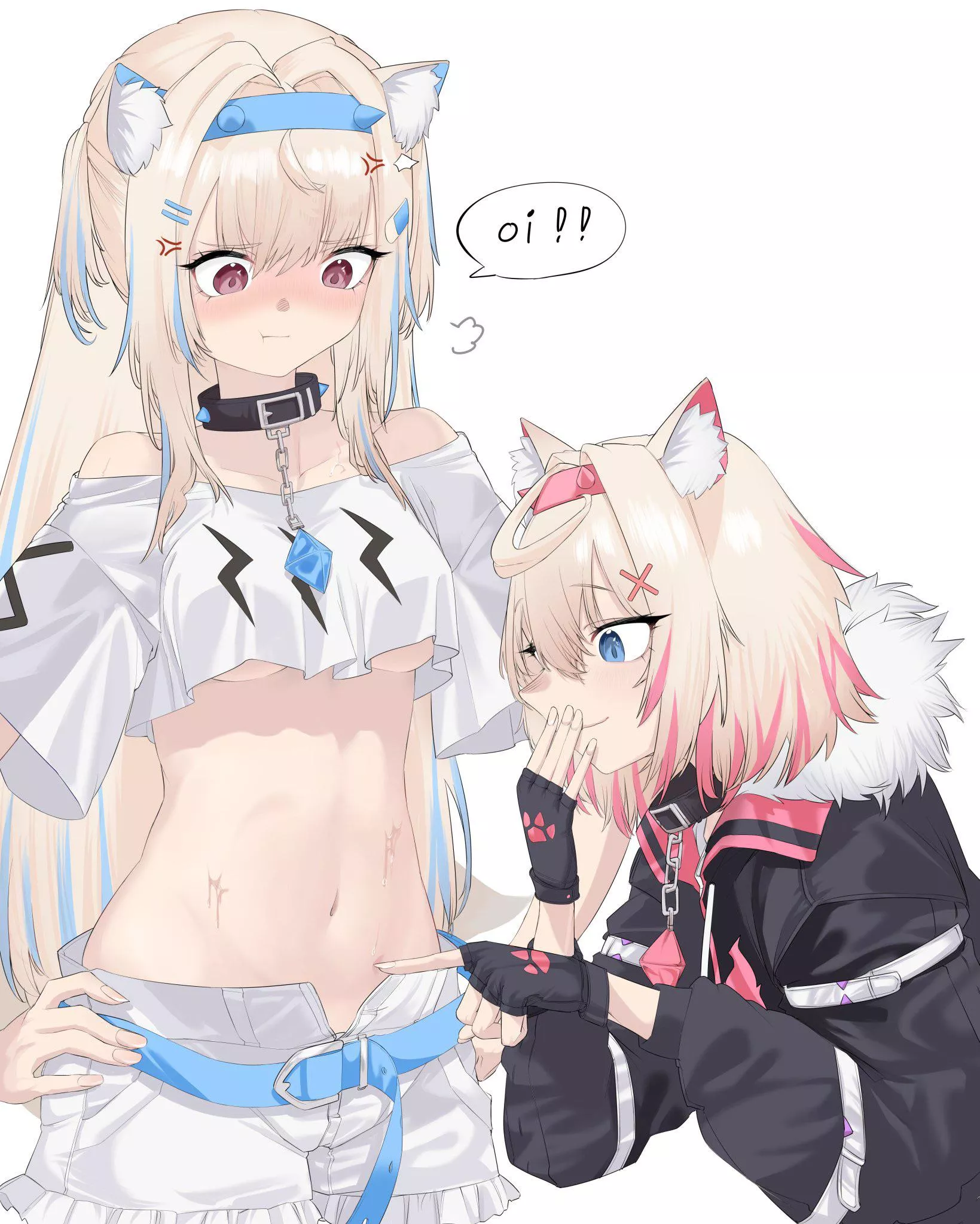 Poking Fuwawa’s Tummy [Hololive] posted by A_MASSIVE_PERVERT