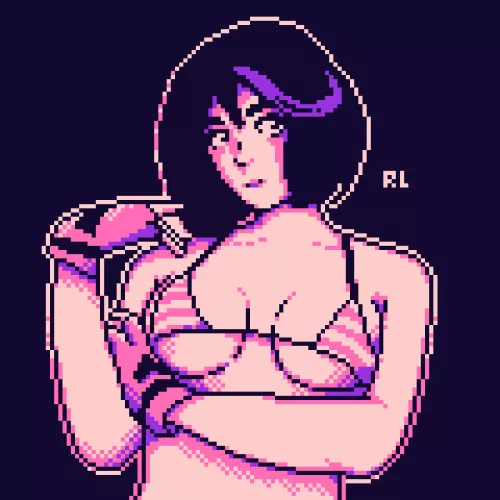 Remake of this old work, supposed to be 
Sweetie Fox when she made the Ryuko Matoi cosplay by Redlotoo