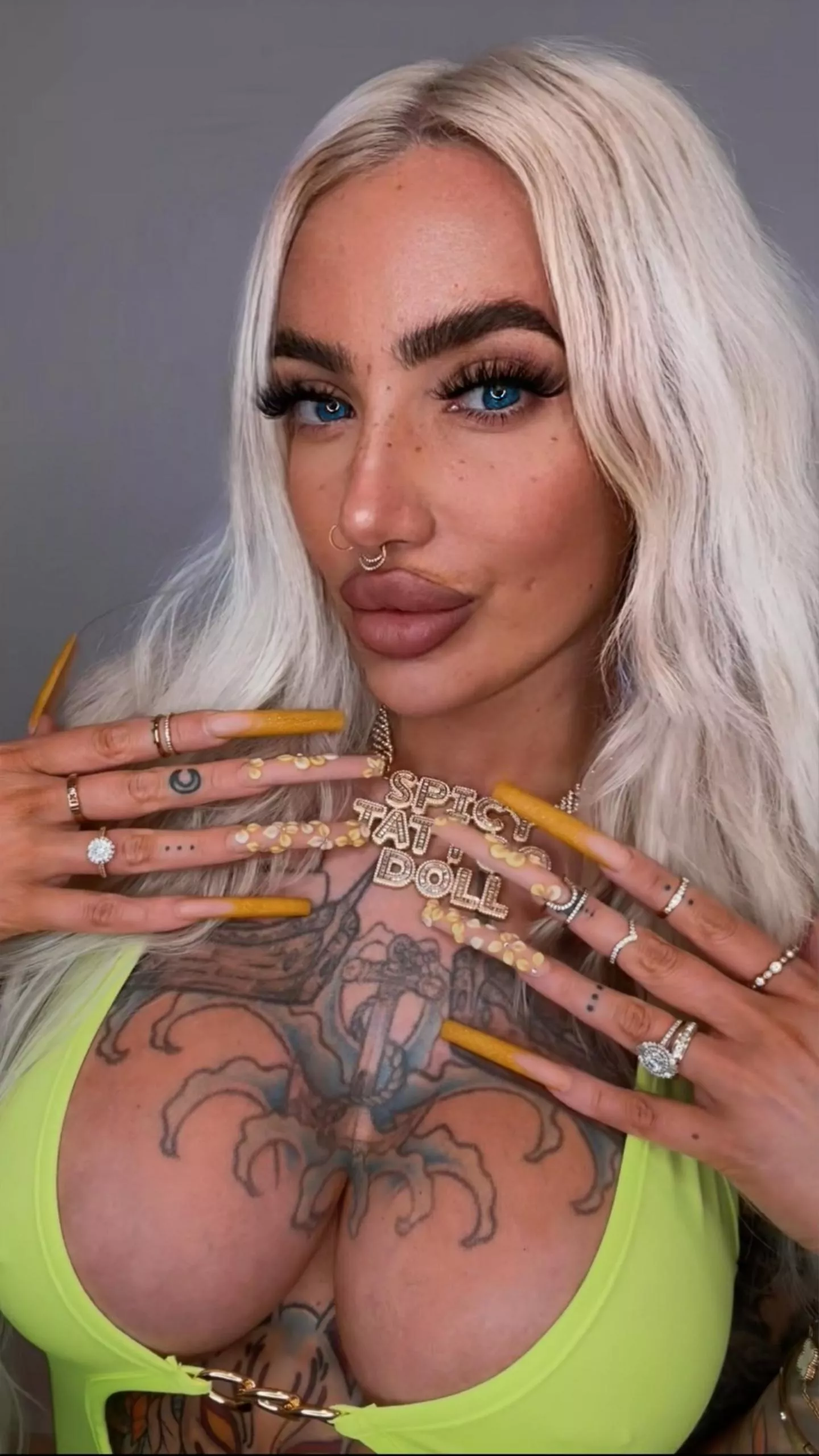 Bolted on everything tattooed bimbo posted by Spicytattoodoll