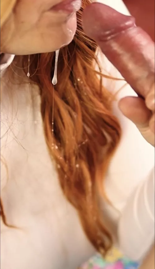 I was going for a facial but it got in my hair, on my clothes and my mouth too by GoddessRoseWife