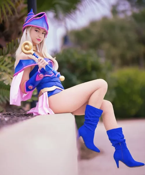 My Dark Magician cosplay (Yu-Gi-Oh!) by Useful_Combin