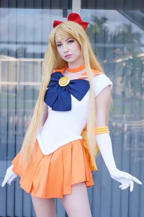 My Sailor Venus cosplay :3 by Useful_Combin