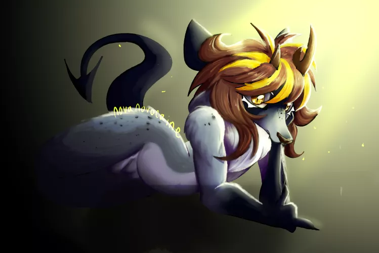 a hai from blu [OC] by yoitschesse