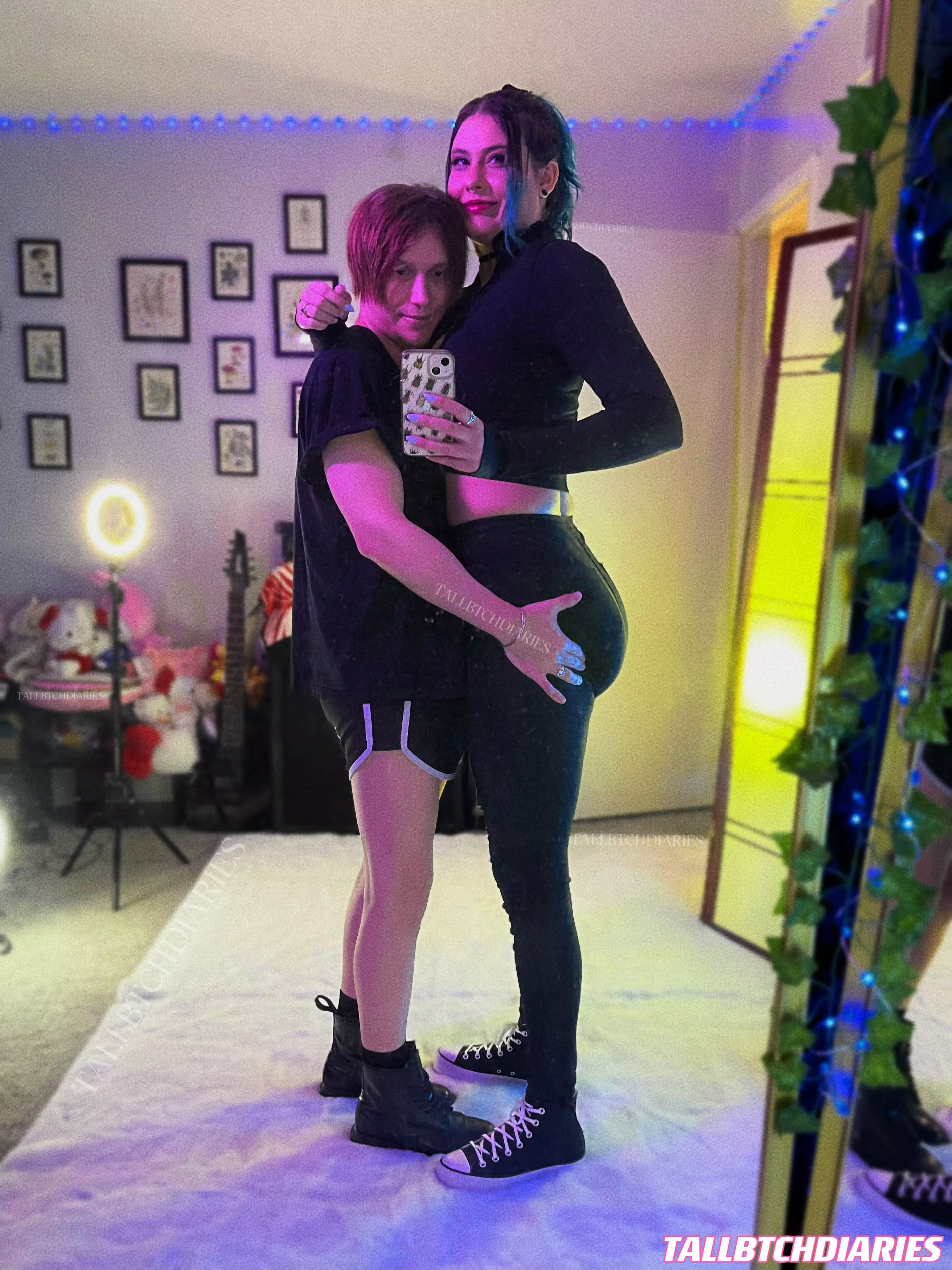 Back again! here’s me(6’0) and my partner(5’7) ♡ posted by tallbtchdiaries2