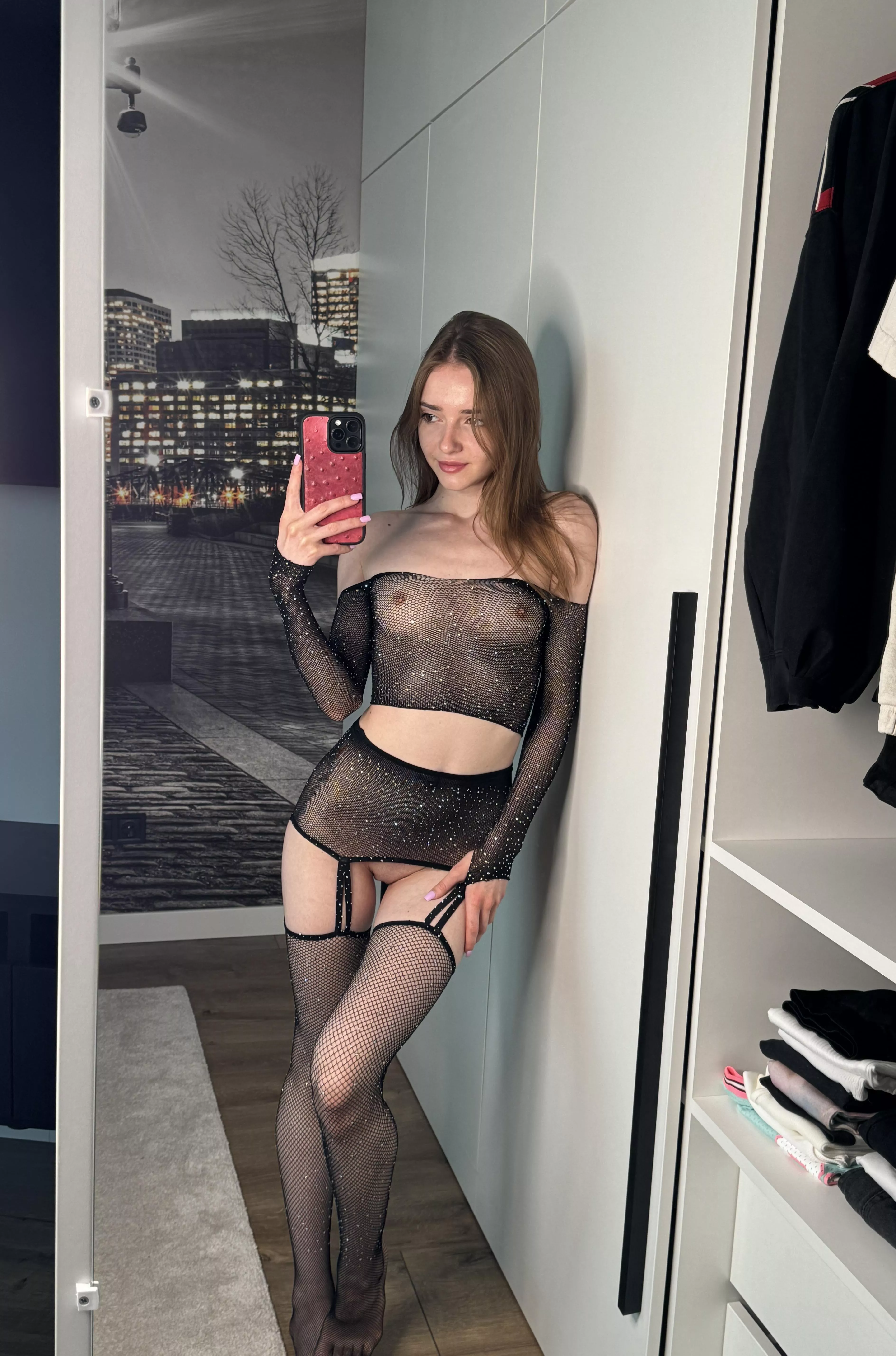 Hot selfies in the tiny girl's mirror posted by SweetSiiren