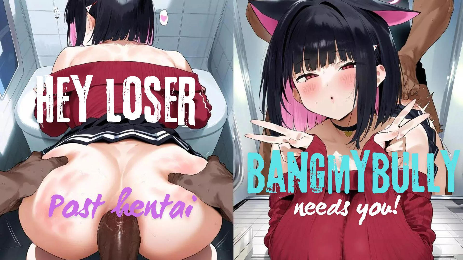 Important announcement from r/bangmybully! We want more hentai. posted by BrokenWings123