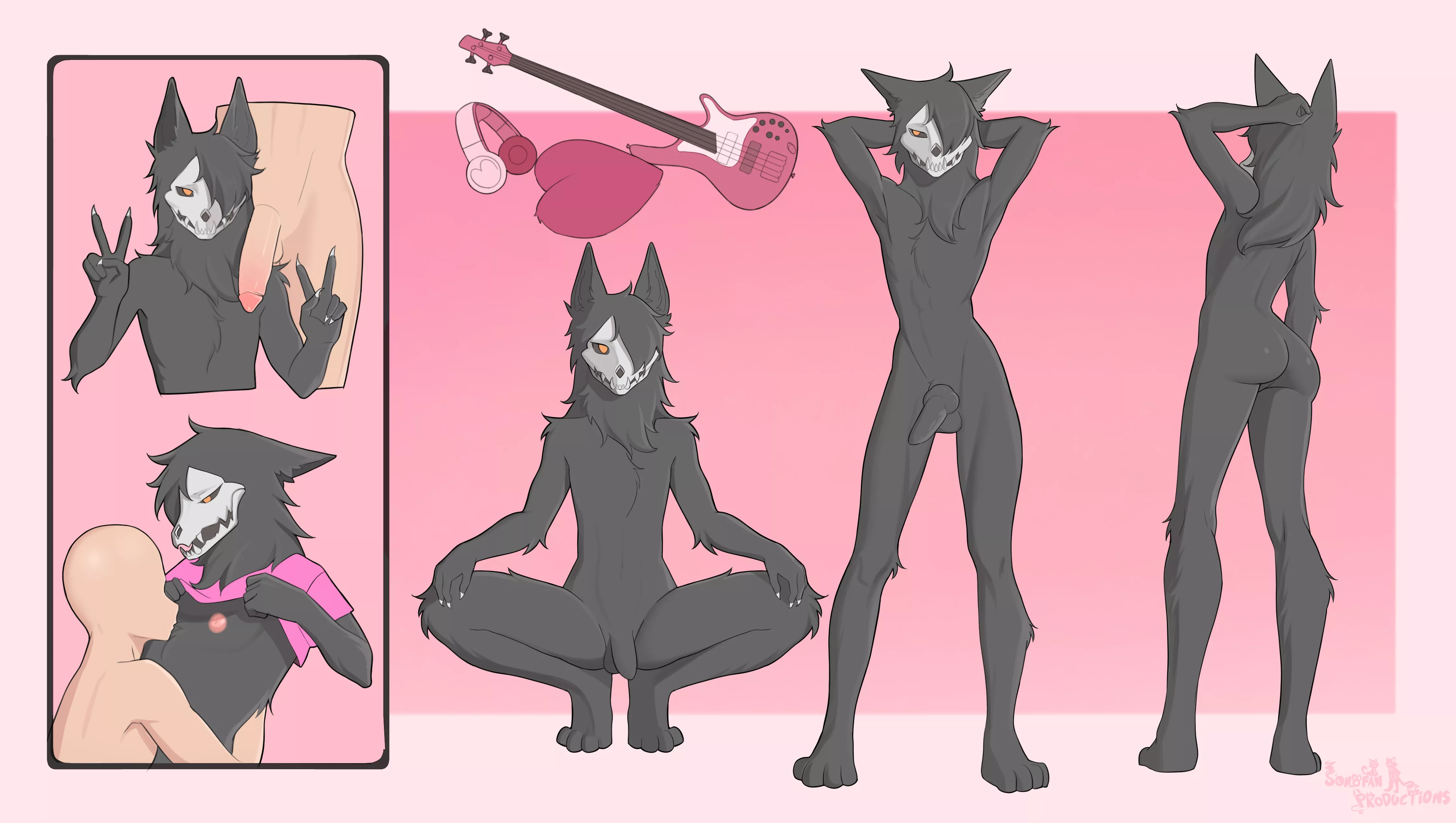 [M] Skull doggo (art by me) posted by sonofan_oficial