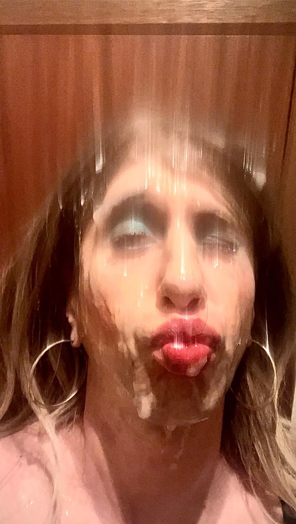 My sissy whore face facialised ☺️ posted by Sissybelgium