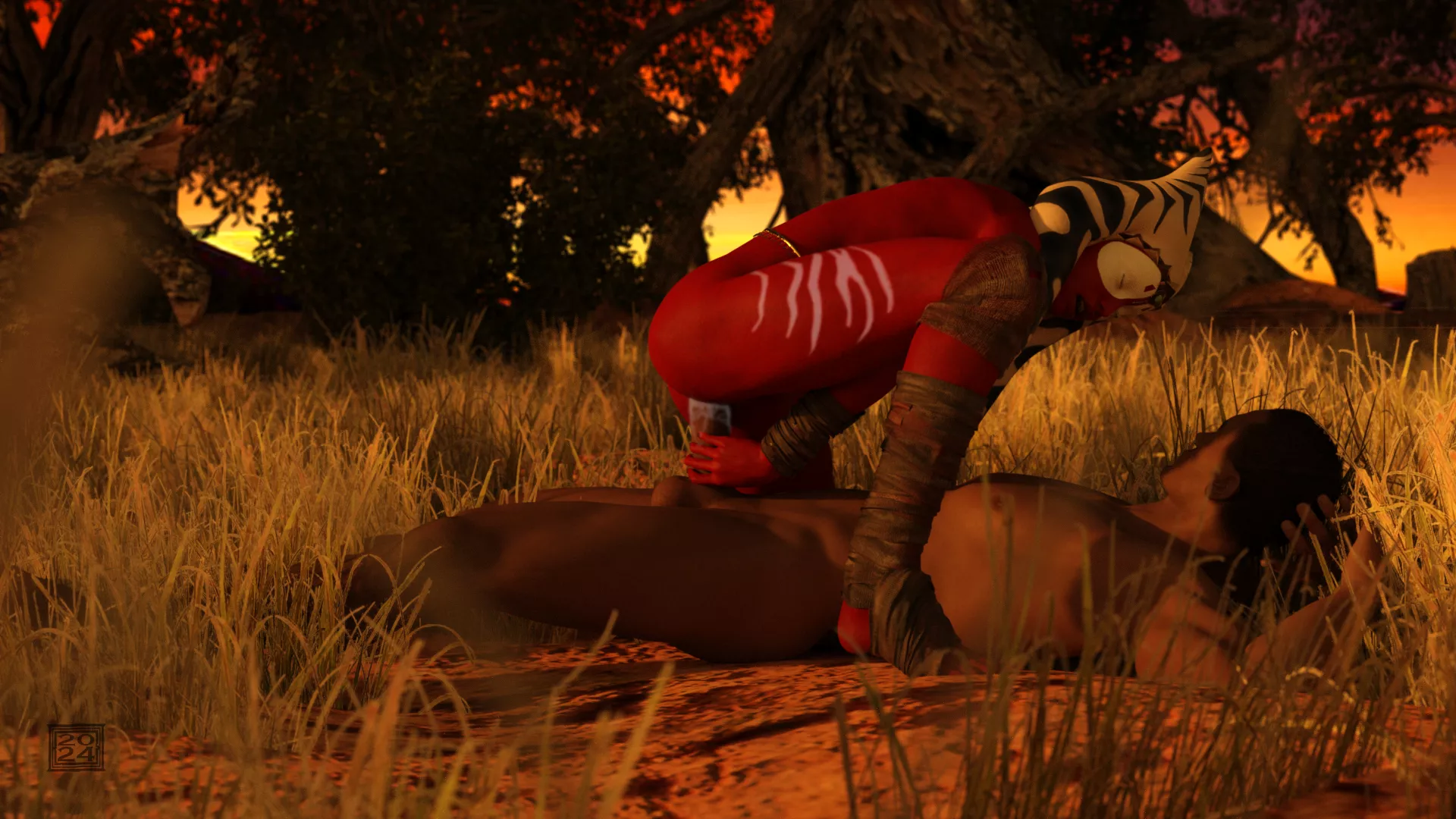 Shaak Ti seducing Starkiller (spiceoflife_69) posted by spiceoflife_69