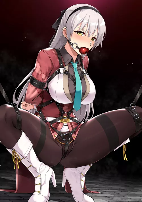 She’s So Tightly Restrained She Can’t Even Move Her Body by A_MASSIVE_PERVERT