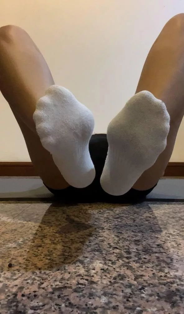 Sniff my socks and what else ? 🙈 posted by natsweetasianfeet4