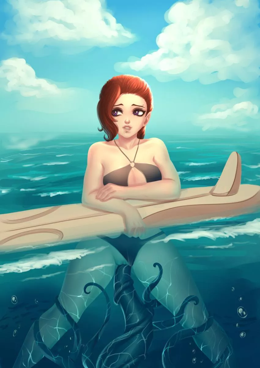 Something's in the water~ [wethamster] posted by DeerWifeyIsLifey