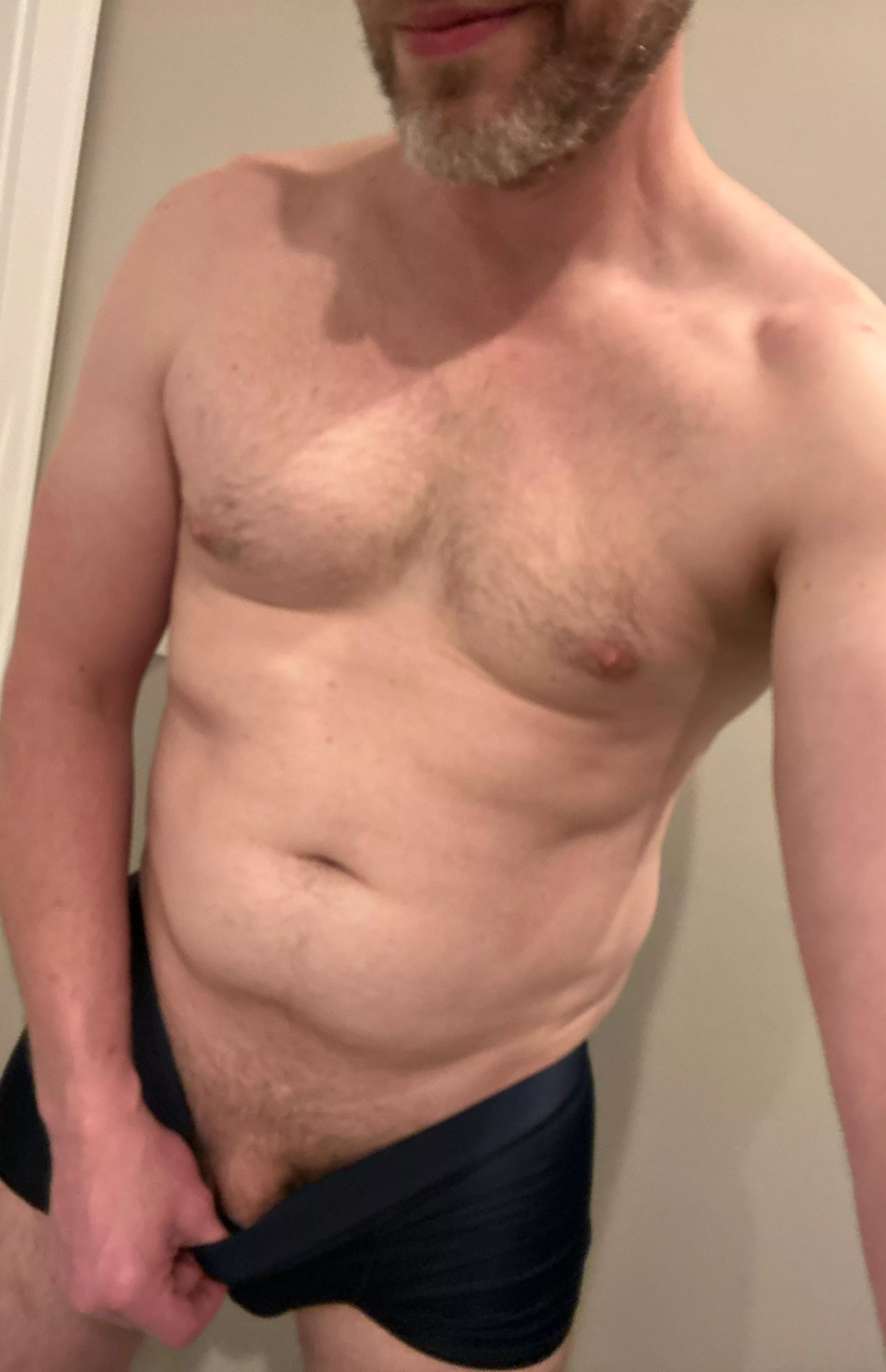 The less clothes, the better in this summer heat, I say… posted by swingline123456