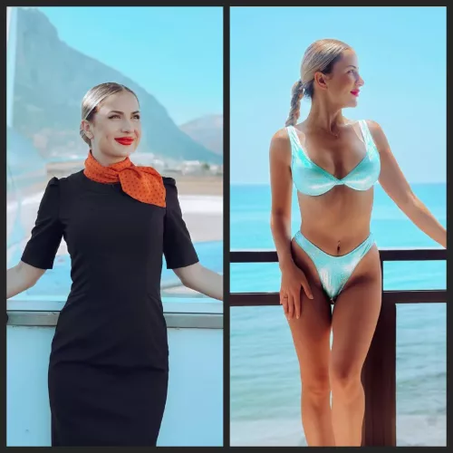 Uniform or bikini? by philthy888