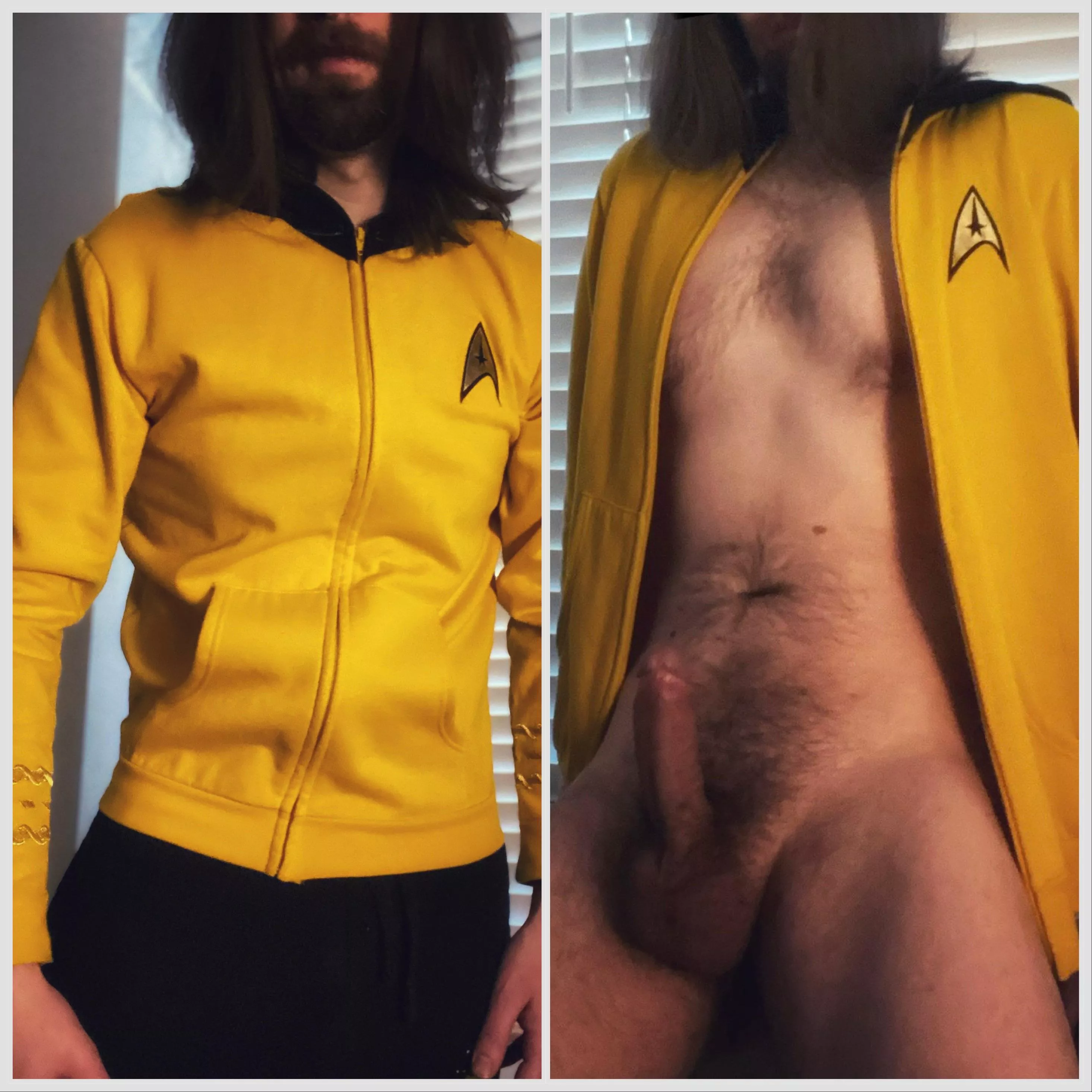 Very funny, Scotty.  Now, beam down my pants. posted by mustache-monsieur