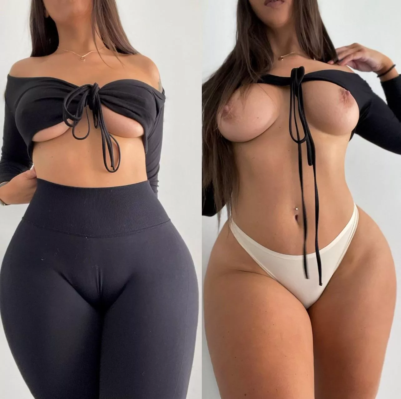 Yoga pants give me the cutest cameltoe  posted by HotWetHailey