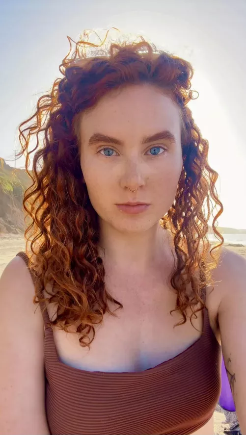 Come to the beach with me? 🙃🌊 by naughty_yogi