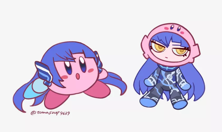 Kirby and Nahobino (SMTV) by Weekly_Book9030