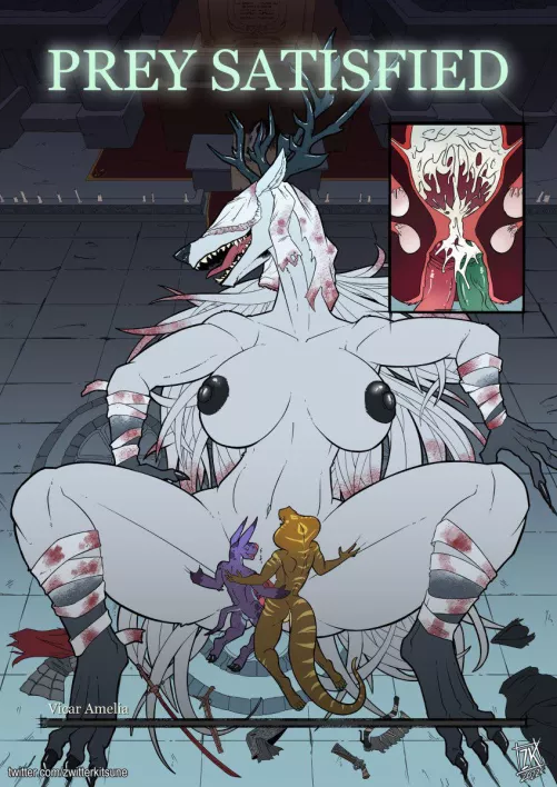 PREY SATISFIED [MMF] (zwitterkitsune) by 5headedragon