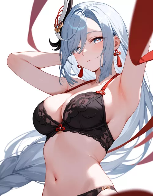 Shenhe armpit perfection by bandogrub