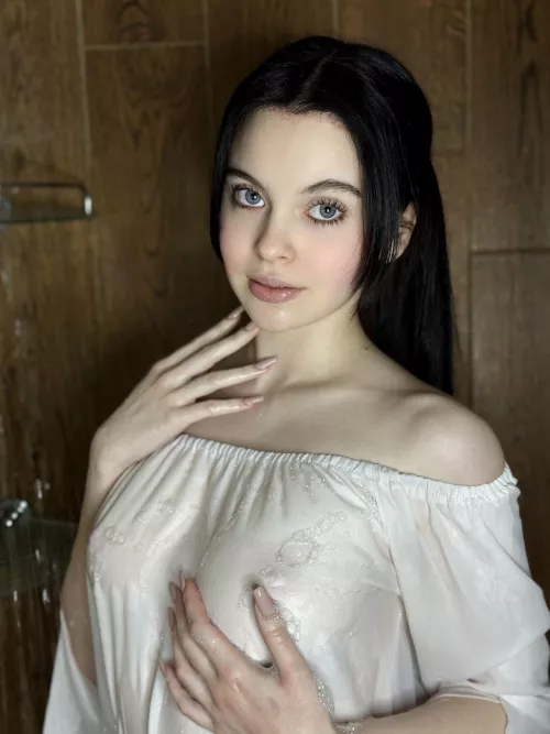 beautiful shapes under wet underwear by CelesiaCre