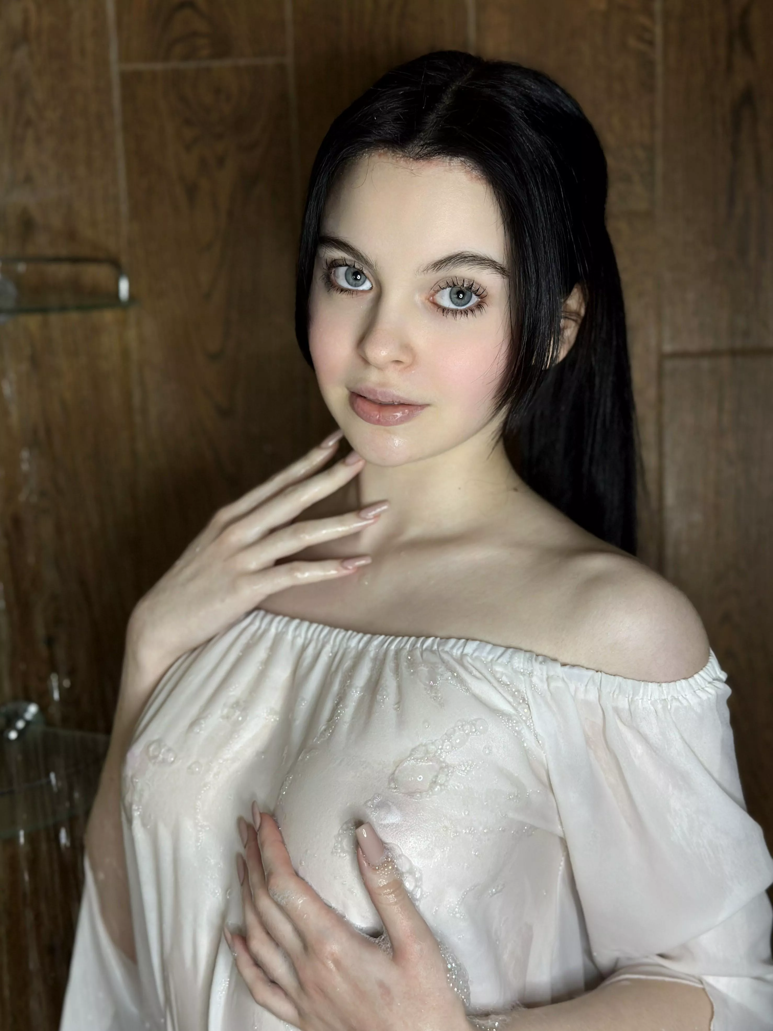 beautiful shapes under wet underwear posted by CelesiaCre