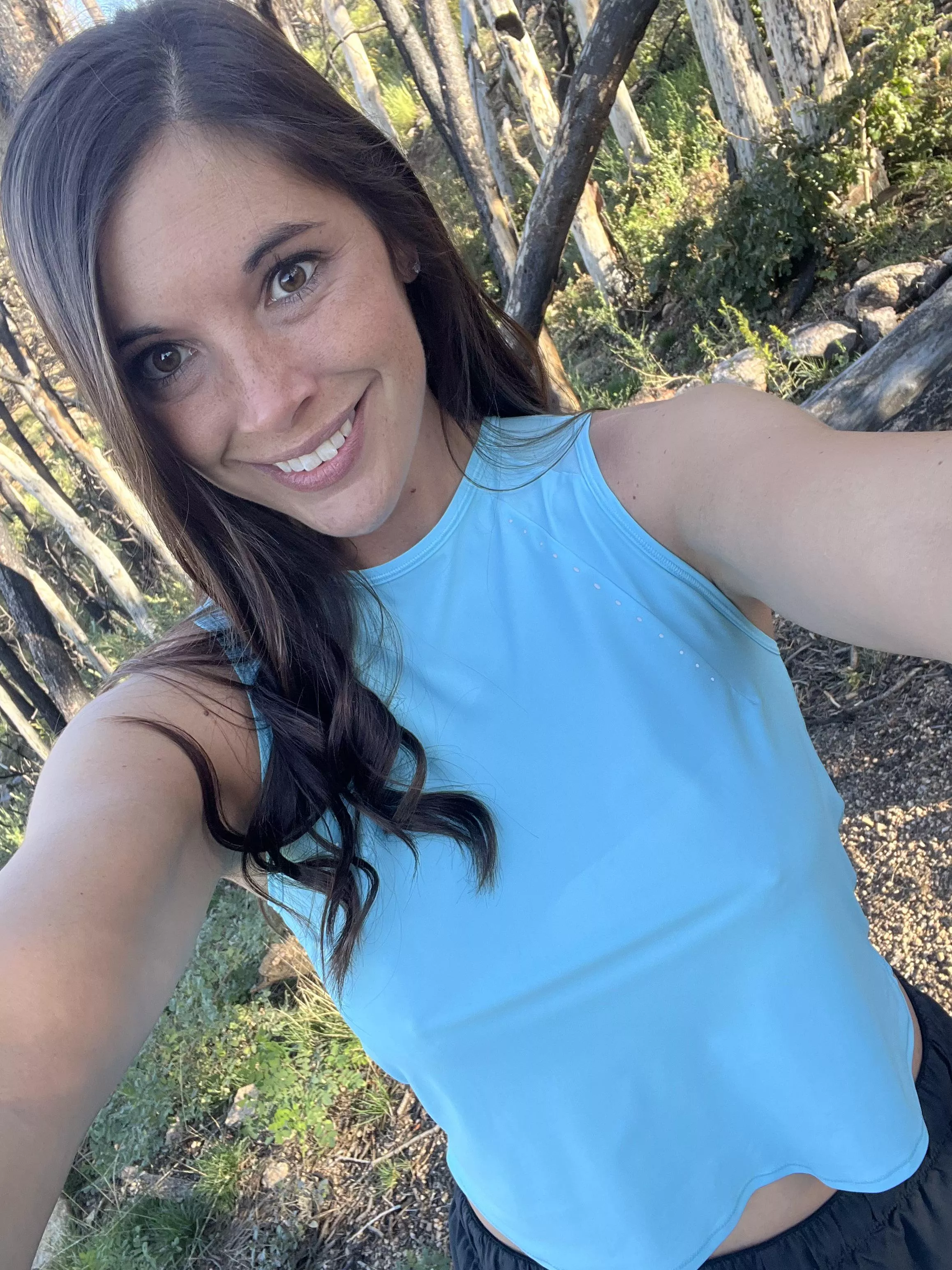 Braless in the woods posted by Emma_Rose_24