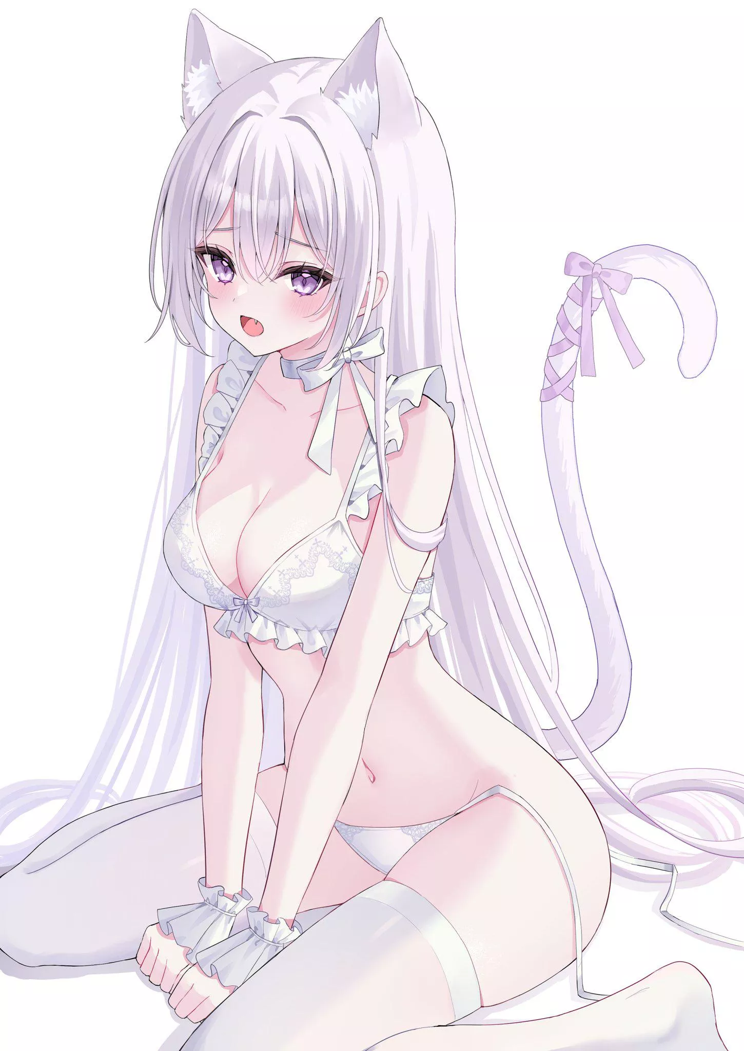 Cute neko with untied panties posted by marxsander2016