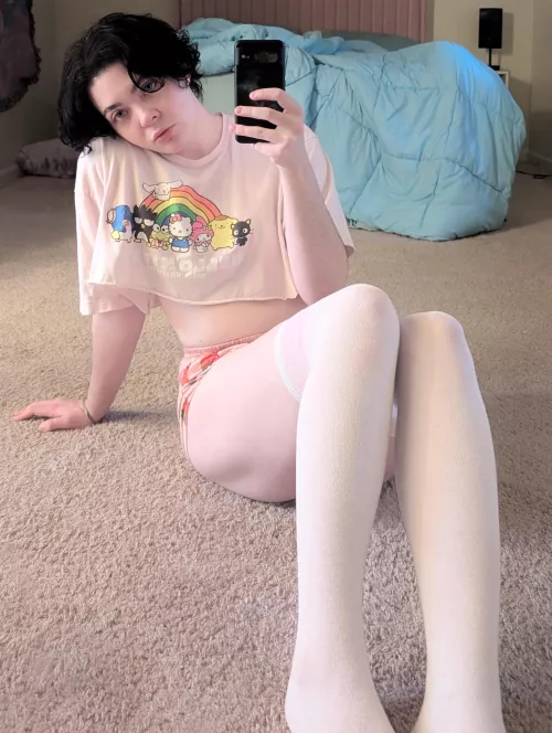 Hello Kitty & Thigh Highs🩷 by Greedy_Window_6329