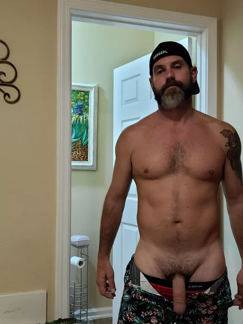 (M)(48) Since it’s my birthday, here’s me in my birthday suit by HealthyWillingness85