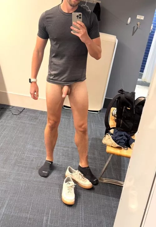 Quick stop by the office locker room in the middle of the workday 😈 by s10987654321