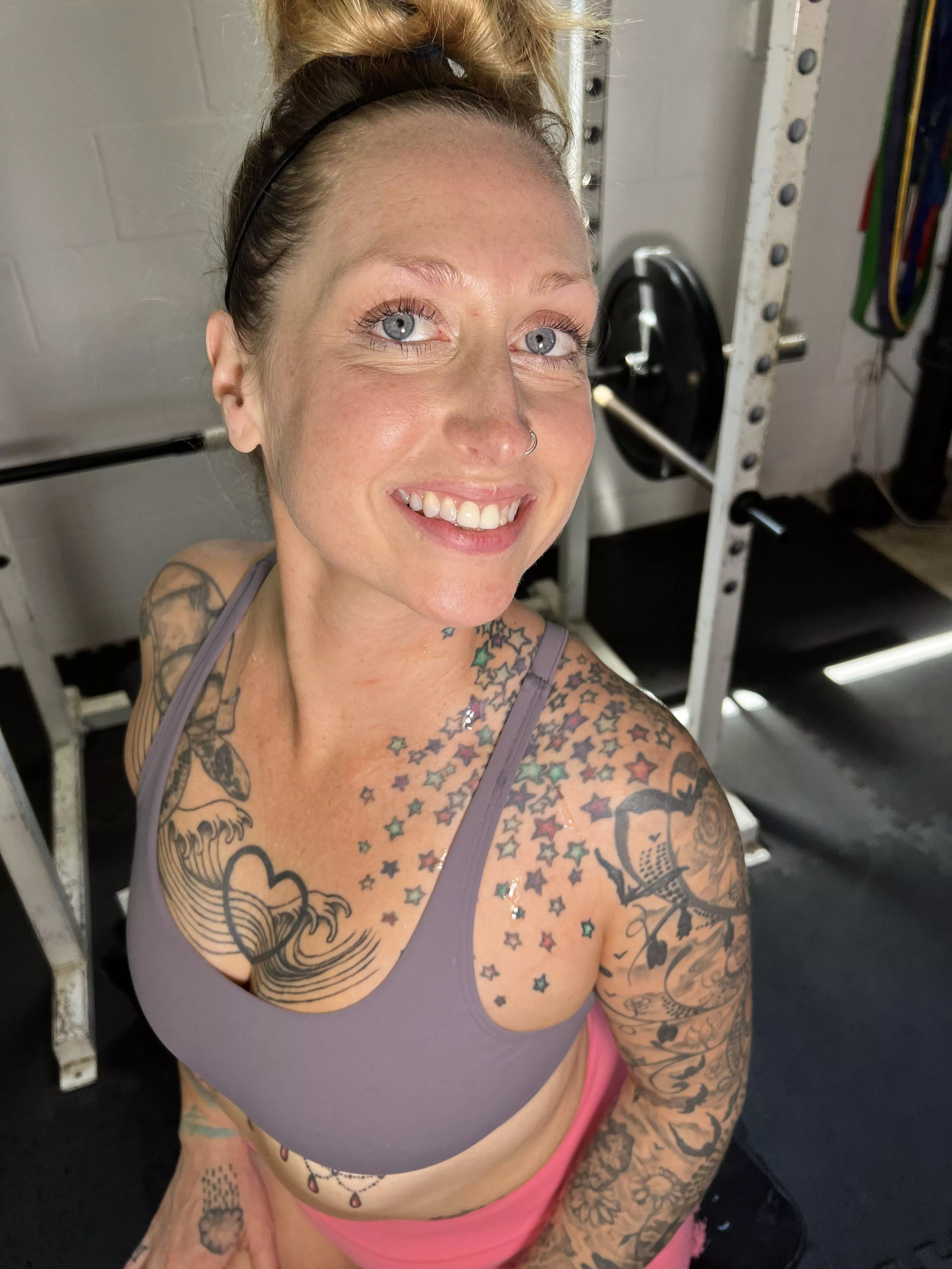 Worked out and let him unload after he trained me  posted by BettyJean666