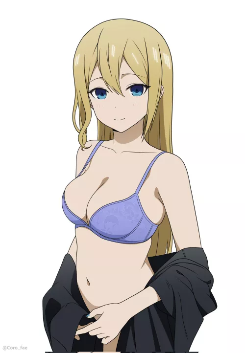 Ai Hayasaka In Purple Lingerie (Kaguya-Sama Love Is War) by Csxc