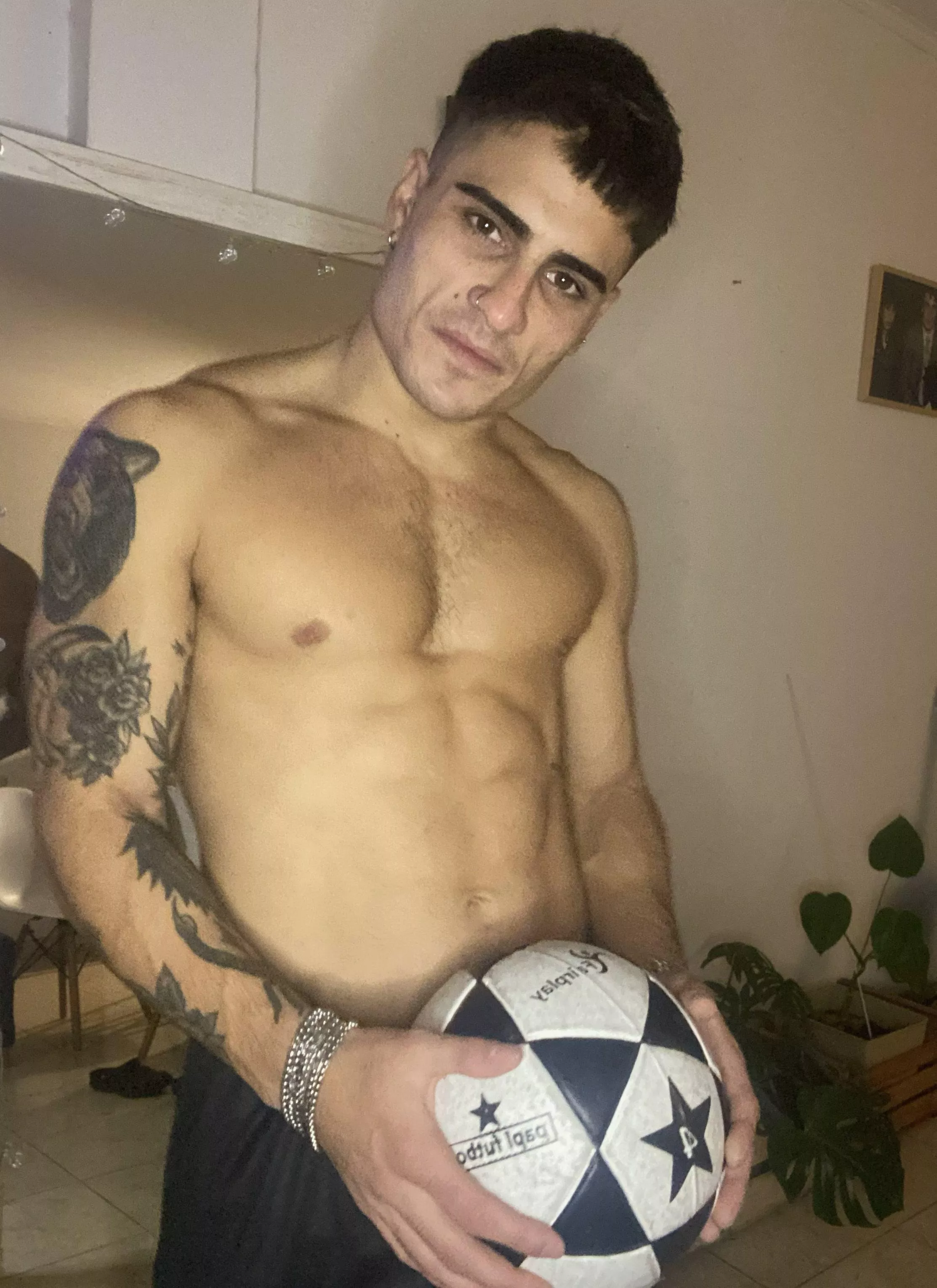 Do you have what it takes to tackle this buffed-up soccer player?  posted by OliverKinggxoxo