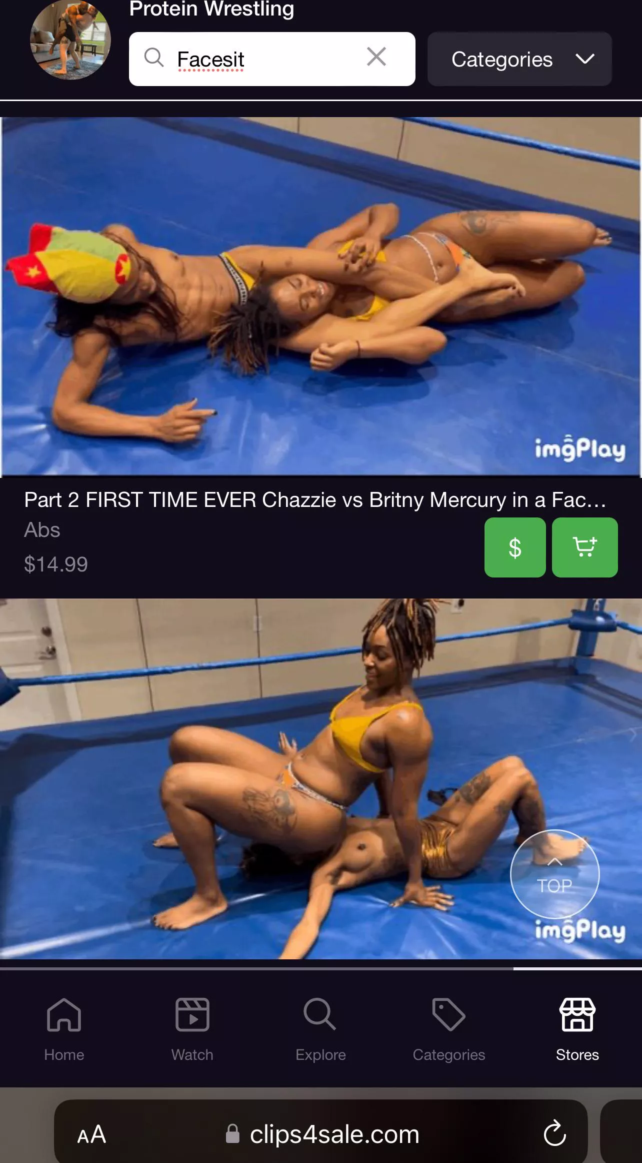 Does someone have one of those 2 clips from protein wrestling ? posted by Key-Use2940