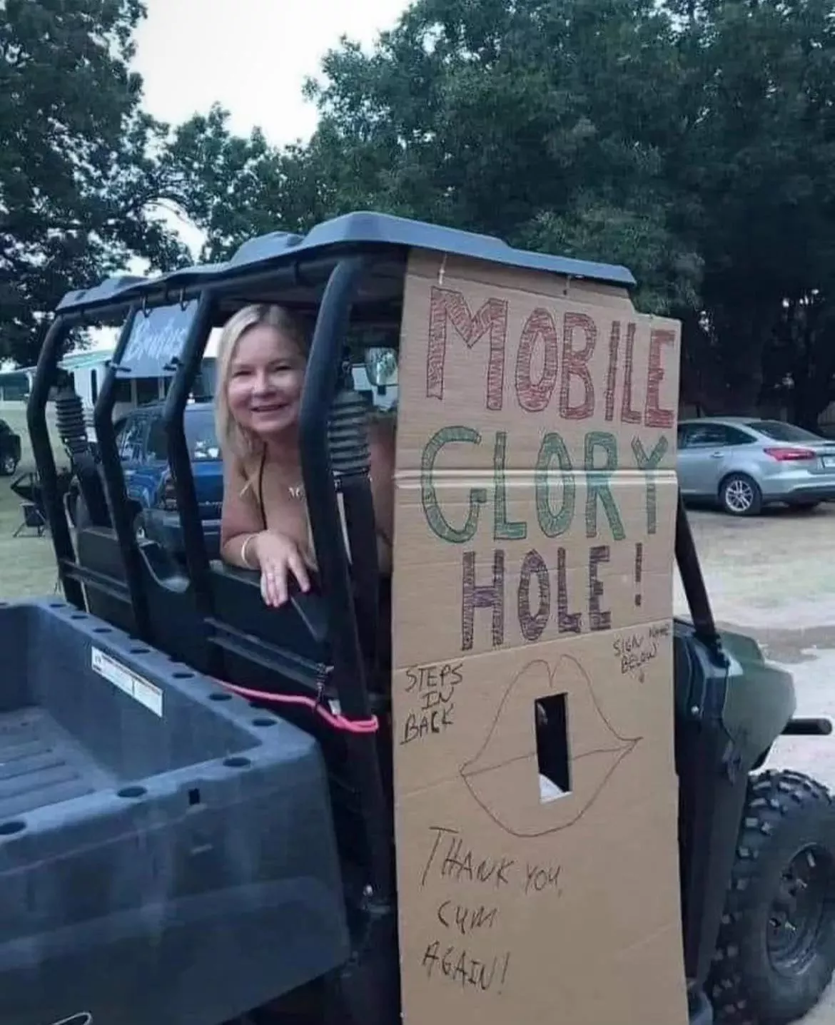 Doing her community work posted by Huggzy-xo