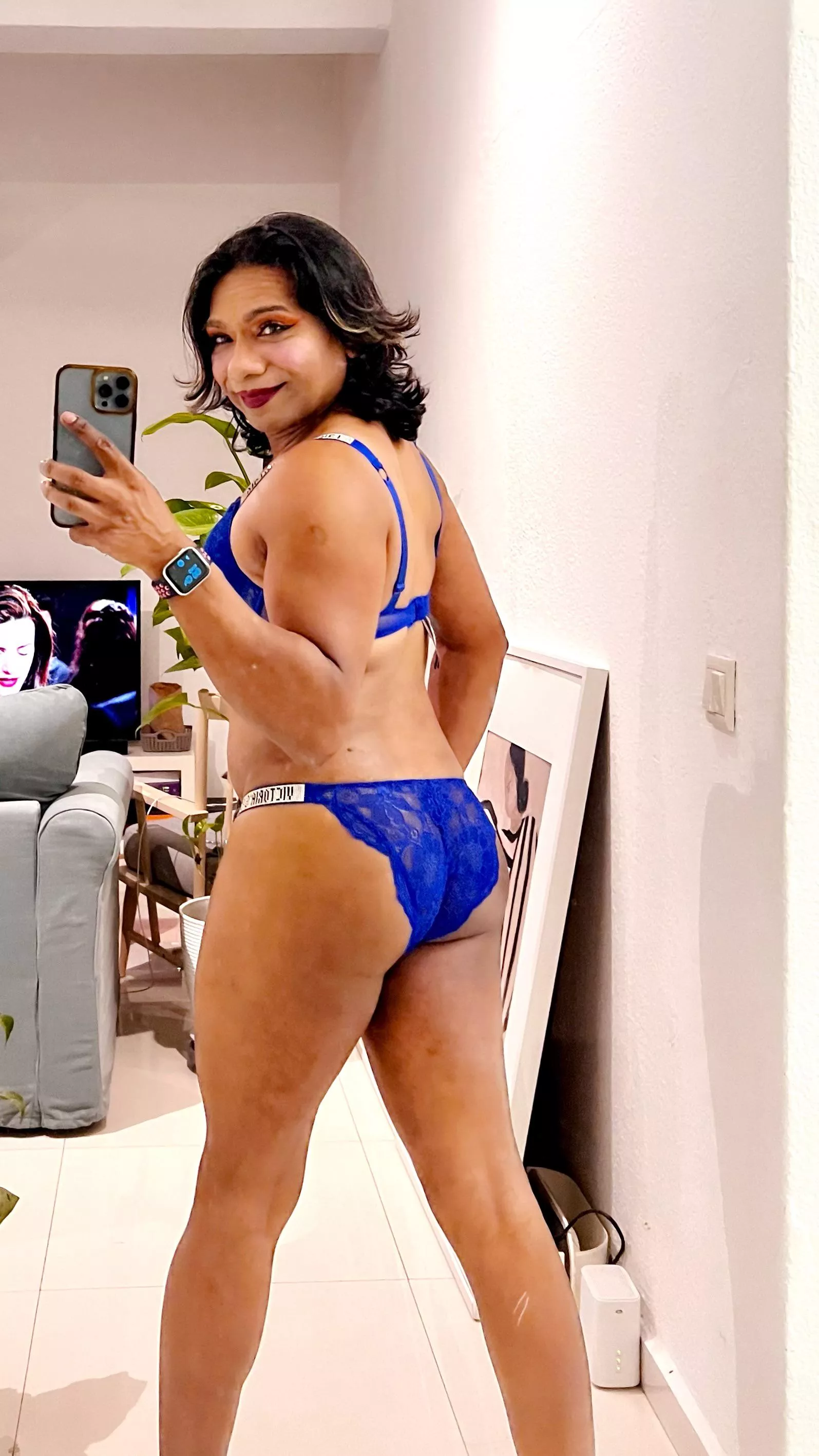 How do I look in blue ? posted by bluemerald9