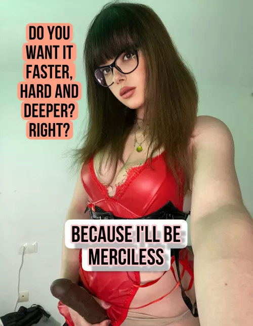 I'll be merciless [oc] by Goddessmaude