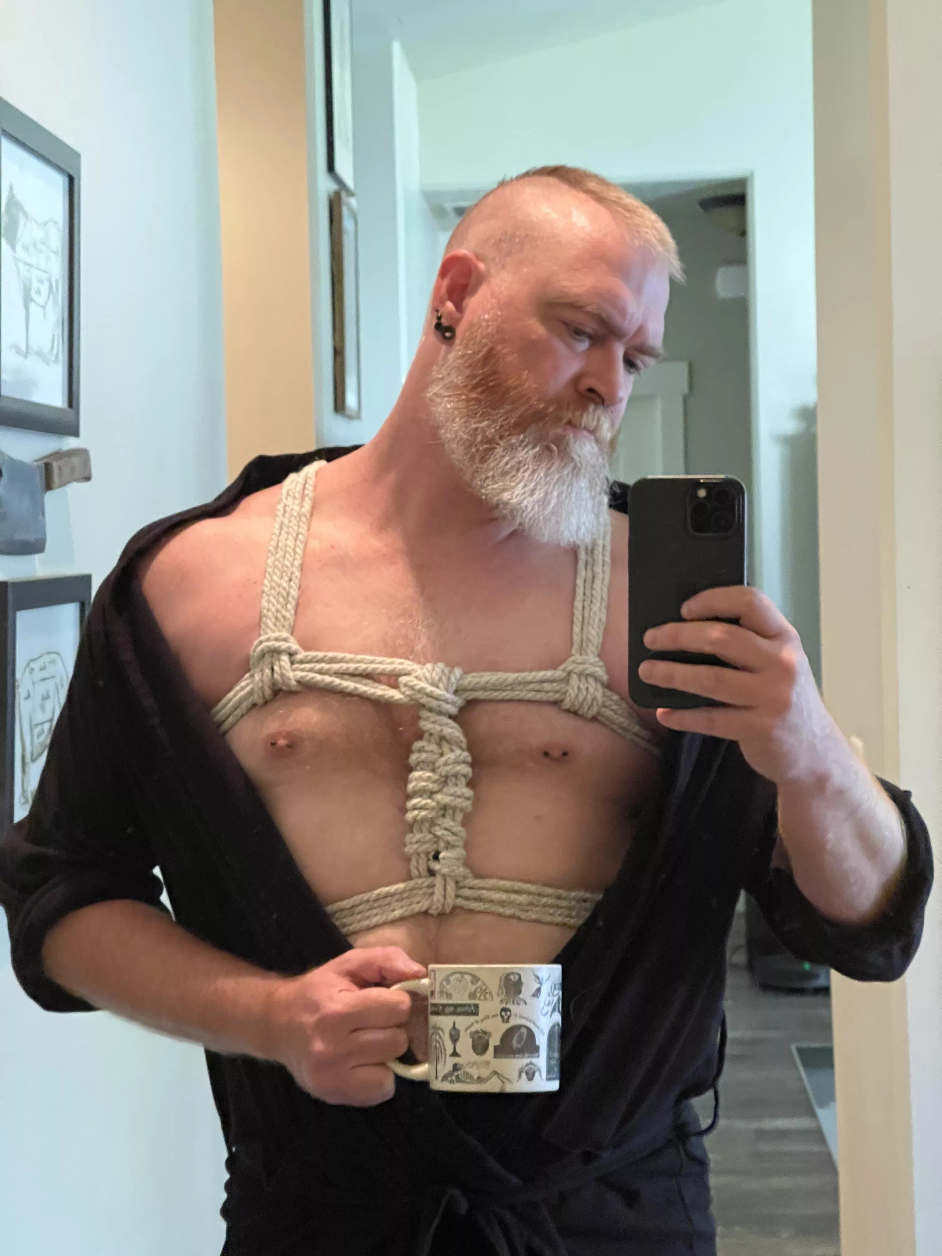 It might be a little warm in the northern hemisphere for a wool sweater, but wool rope is never out of season posted by cpschel