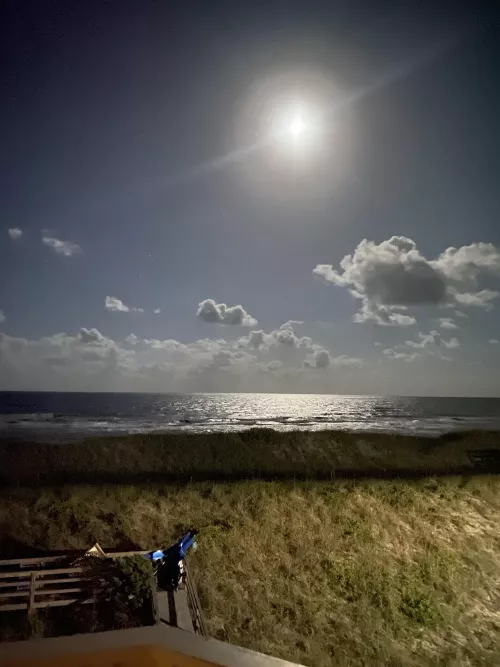 Moon looks super bright here! by ChristopherPiano95