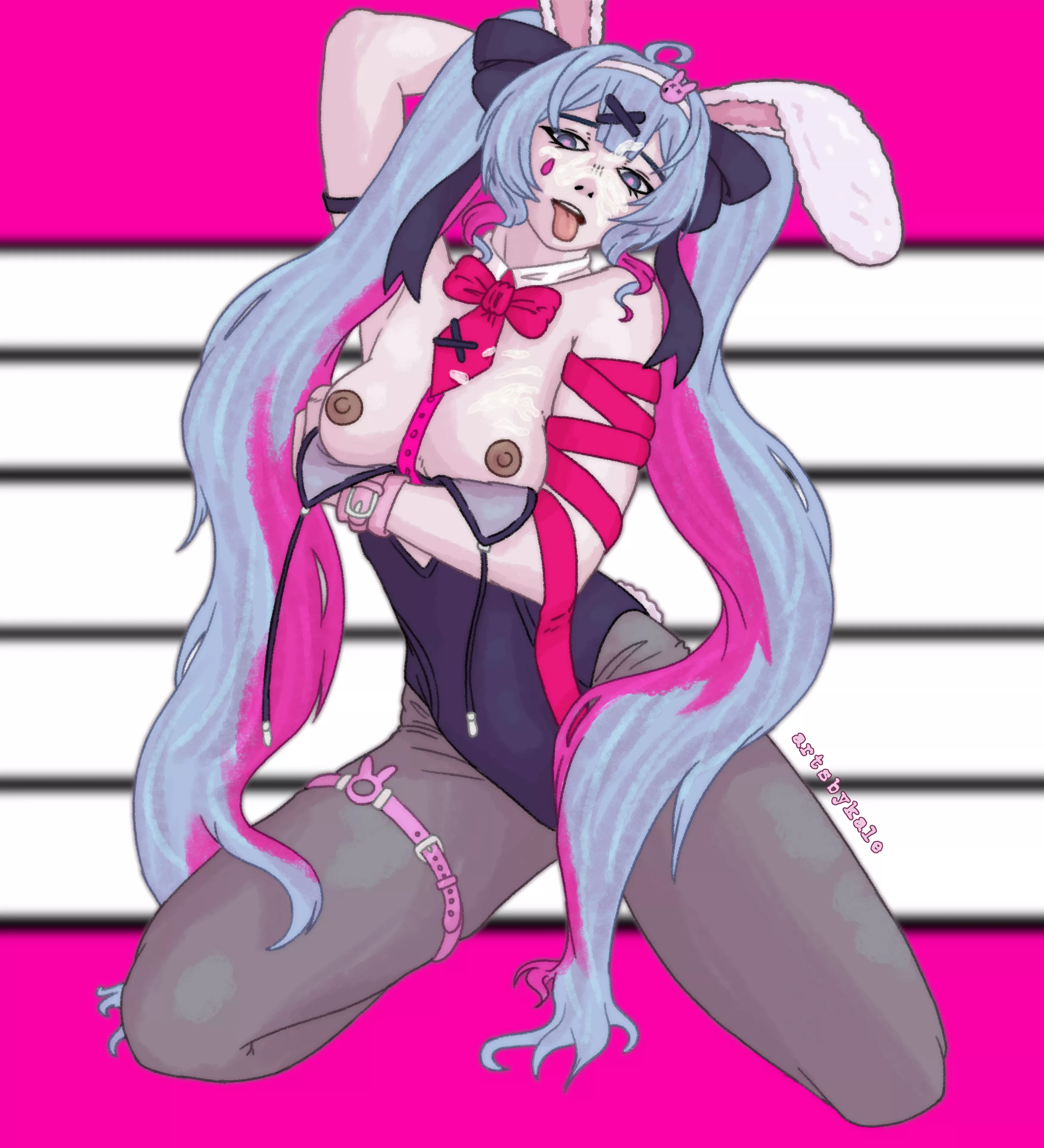 Rabbit hole Miku - Artsbykale posted by empty_paint_can